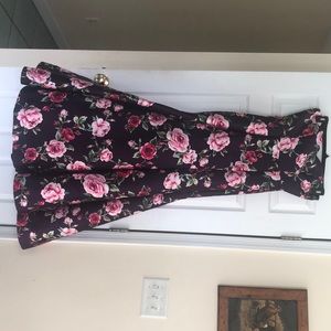 NEW rose mermaid prom dress size 9/10